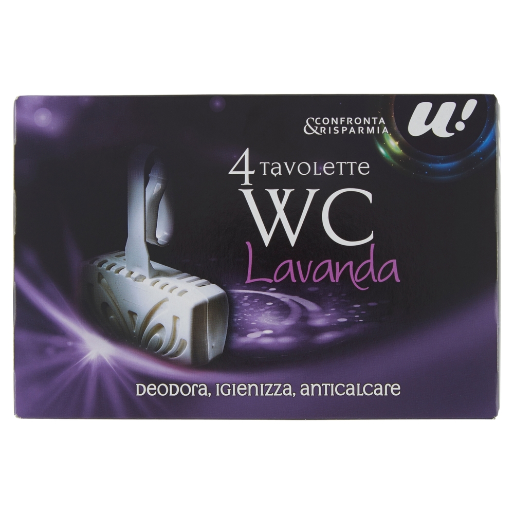 4 TAVOLETTE WC LAVANDA U! Confronta&Risparmia